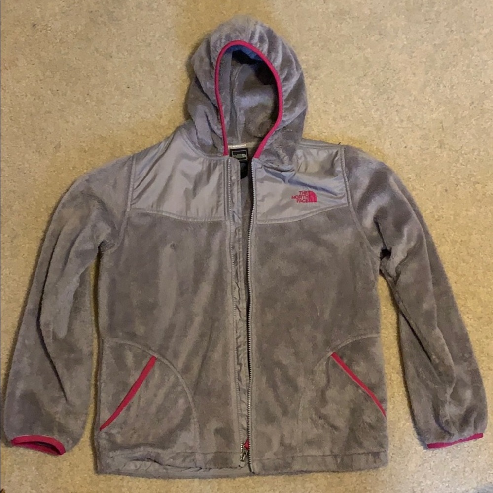 Gray North Face Osito Jacket